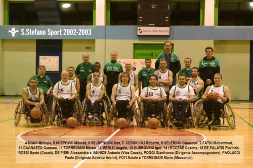 squadra 2002-2003
