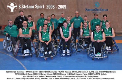 squadra 2008-2009